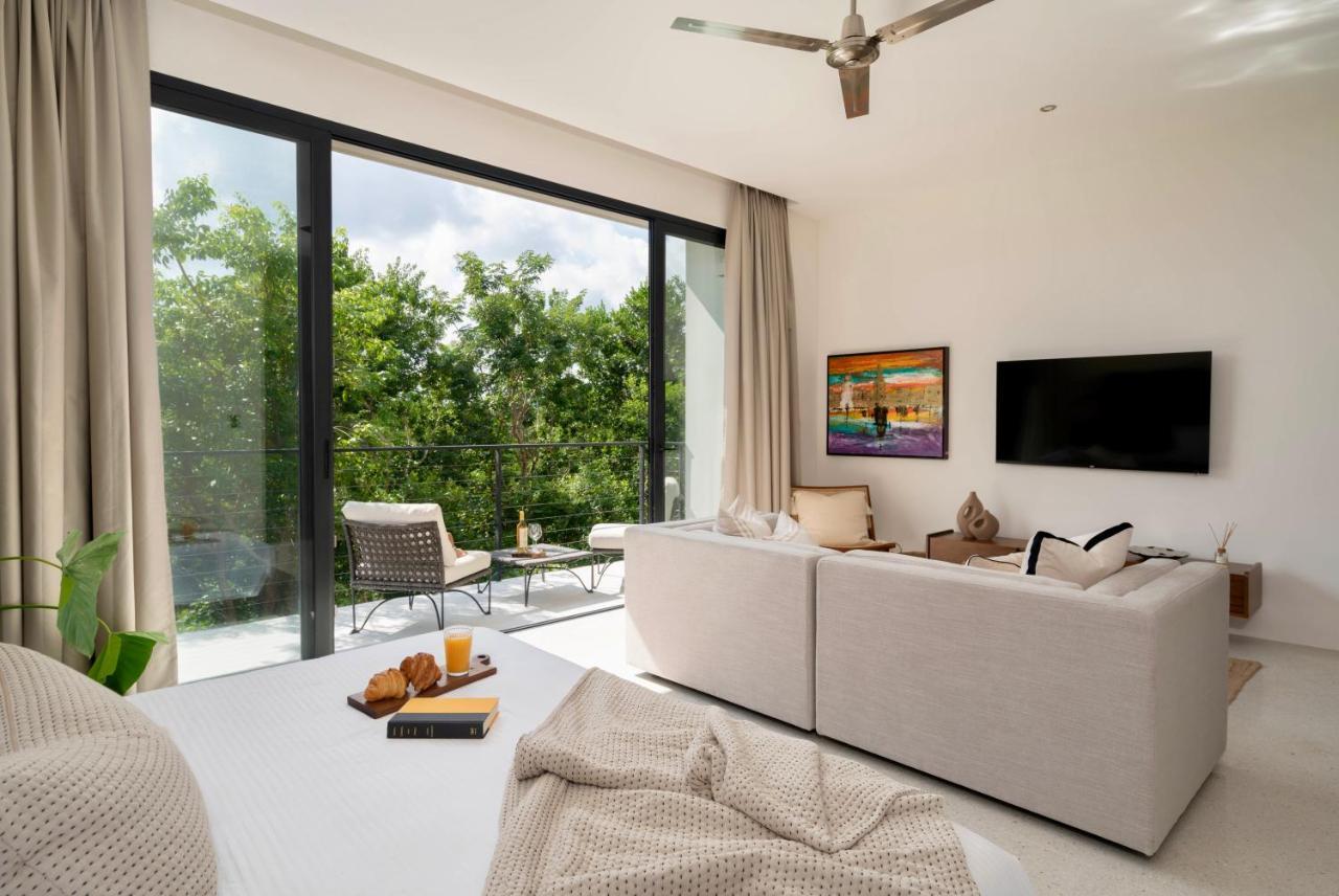 Stylish And Peaceful Jungle Studio At 525 Tulum Exteriör bild