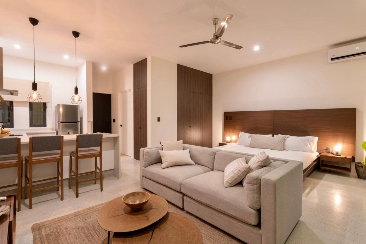 Stylish And Peaceful Jungle Studio At 525 Tulum Exteriör bild