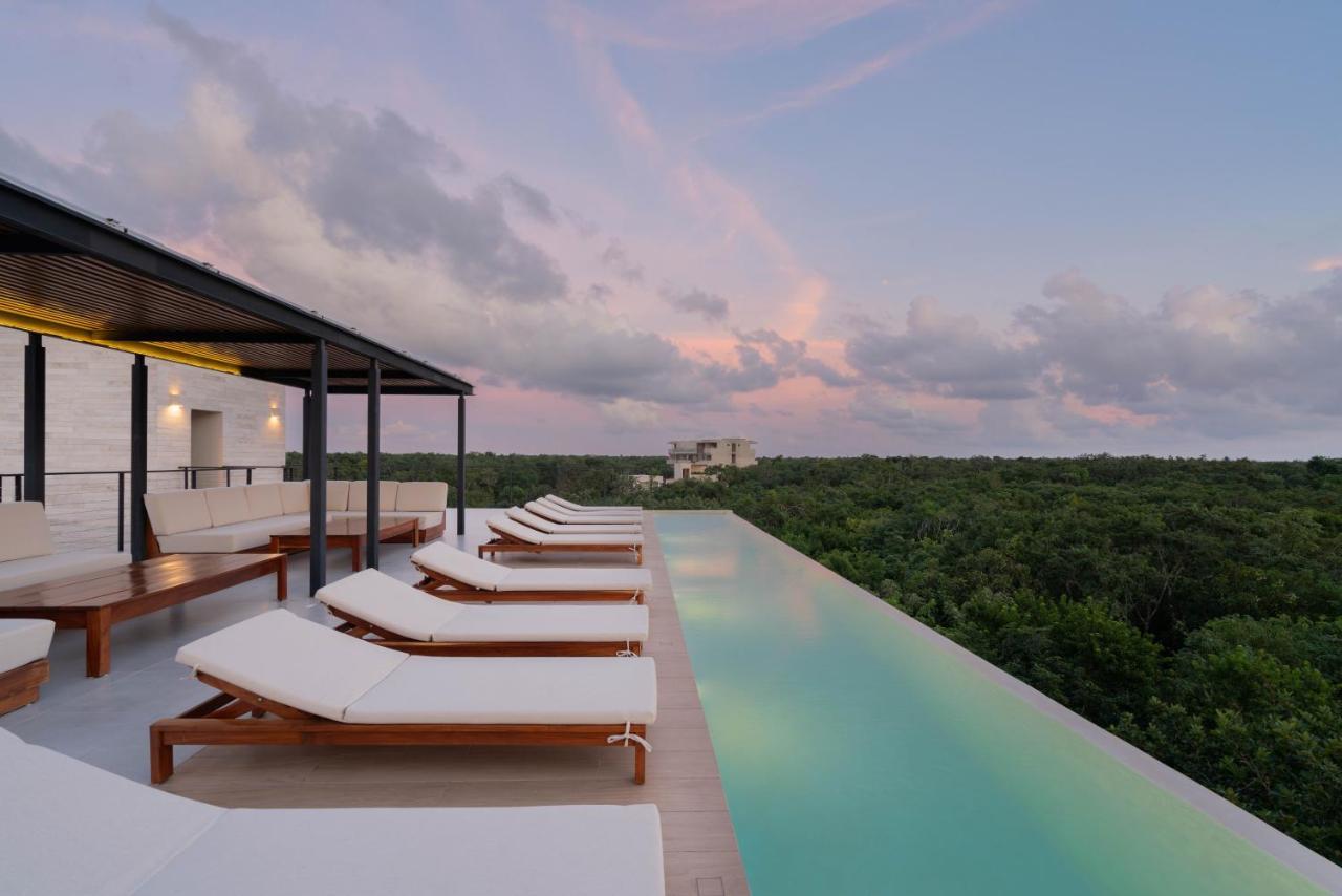 Stylish And Peaceful Jungle Studio At 525 Tulum Exteriör bild